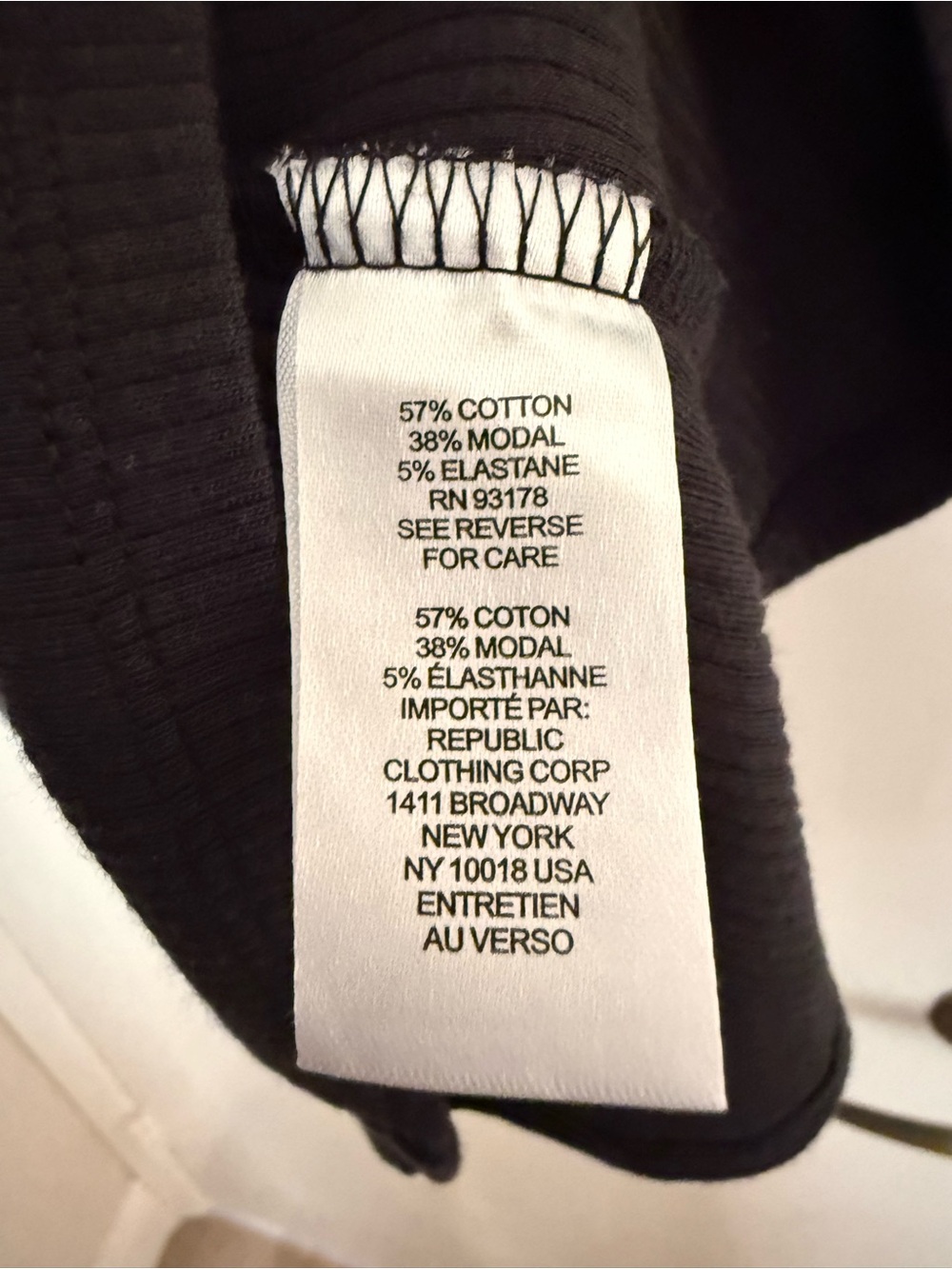Truth By Republic Black Tee - Picture 4 of 4